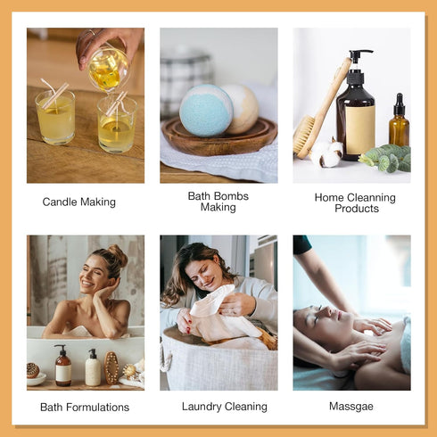 Essential Oils Set Top 5 Aromatherapy-Essential Oils for Diffuser for Home,Air Freshening Diffuser Oils Scents for Aromatherapy,Laundry,Candle&Soa...
