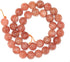 45pcs 8mm Natural Stone Beads Sunstone Chalcedony Beads Energy Crystal Healing Power Gemstone for Jewelry Making, DIY Bracelet Necklace...