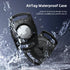 Waterproof Pet Airtag Dog Collar Holder Airtag Keyring, Anti-Lost Shock Resistant Air Tag Holder Hard TPU Airtag Dog Collar Case for Key,Backpack,...