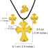 Ethiopian Jewelry for Women Set Eritrean Jewelry Set for Women African Cross Jewelry Sets Ethiopian Eritrea Pendant Black Rope Earrings Ring for W...