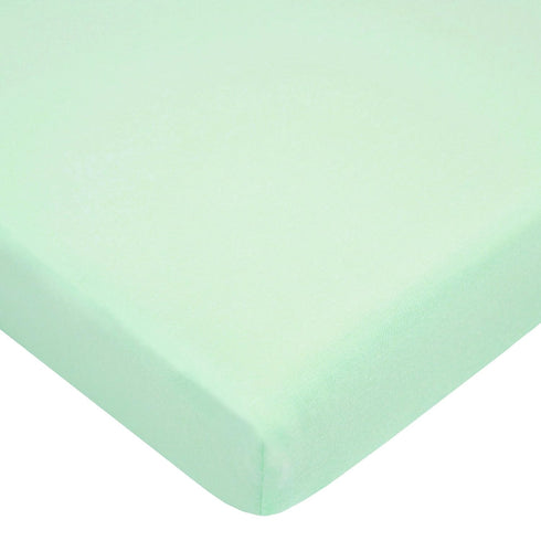 TL Care 100% Natural Cotton Fitted Mini Crib Sheet 38" x 24" - Soft & Breathable Small Nesting Portable Crib Sheet, Fits Pack N Play Mattresses, M...