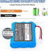 For ADT Panel Battery Replacement 300-10186: Lithium ion Compatible with ADT Honeywell Command Smart Security Panel - ADT5AIO-1 ADT5AIO-2 ADT5AIO-...