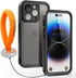 inkolelo Compatible with iPhone 14 Pro Waterproof Case, Built-in Screen Full-Body Protector with Floating Strap IP68 Waterproof Case for iPhone 14...