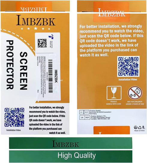IMBZBK [4+4 Pack for Google Pixel 7a Screen Protector Tempered Glass Accessories 4 Pack Screen Protector with 4 Pack Camera Lens Protector for Pix...