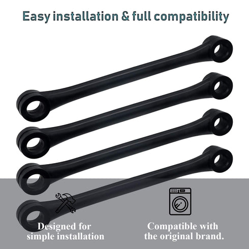 4 Pack WH1X2727 Washer Tub Dampening Strap – Replace WH1X10046 WH1X10028 AP2044899 PS271100 - Fit for GE Hotpoint Washers gtan2800d2ww wbxr1060t3ww wnrd2050g3wc vbxr1090d8ww vvsr1040v3ww vbsr3100g1ww