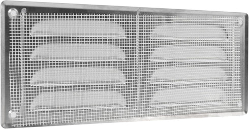 Vent Systems 10" x 4" Inch Aluminum Air Vent Cover - Quality Air Return Grill with Built in Protection Mesh - HVAC Home Ventilation Improvement - ...