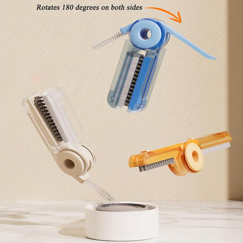 4 in 1 Cup Lid Cleaning Brush Set, Multifunctional Cleaning Brush, Cup Crevice Cleaning Tools,Water Bottle Cleaner Brush, Bottle Cup Lid Brush Str...