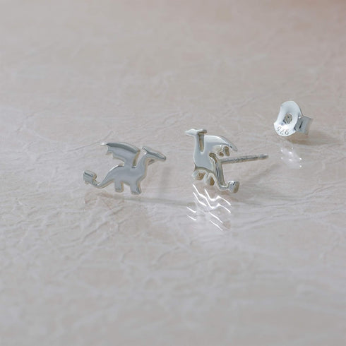 Boma Jewelry Sterling Silver Dragon Stud Earrings...
