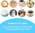 12 Pcs Donut Hole Cookie Biscuit Cutter Set for Baking, Graduated Doughnut Round Cookie Cutters, Metal Scone Circle Cookie Cutters for Frying, Bis...