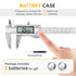 Digital Caliper, Sangabery 6 inch Stainless Steel Caliper Measuring Tool with Inch/Metric/Fractions Conversion and Large LCD Display, Perfect for ...