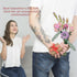 Mini Bricks Flower Bouquet Building Set, Artificial Flowers DIY Unique Decoration Home 547 Pcs Botanical Collection for Couples Women Wife Girl...