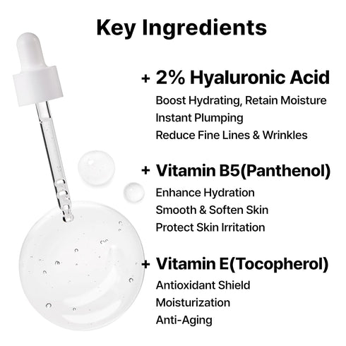 2% Hyaluronic Acid Serum with Vitamin B5, Hyalu B5 Intense Hydrating Serum for Face, Moisturizing, Anti-Aging for Fine Lines, Visibly Plumps Skin,...
