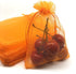 ANSLEY SHOP 100pcs 4x5 Inches Drawstrings Organza Gift Candy Bags Wedding Favors Bags (Orange)...