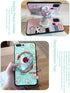 Cute Cartoon Case Compatible with Samsung Galaxy A71 5G Cases Slim Silicone Fit Protective Phone Cover with 3D Liquid Glitter Clear Kickstand Shoc...