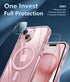 FNTCASE for iPhone 15 Case: Support Magnetic Charging Military Grade Drop Protection Anti Yellowing Cell Phone Cover - Rugged Sturdy Shockproof Pr...