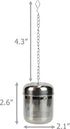 Stainless Steel Tea Ball Strainer Infusers with Fine Mesh and Chain Hook for Steeping Loose Leaf Tea Spices Seasonings...