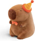 Cute Happy Birthday Capybara Plush Soft Capybara Stuffed Animal Kawaii Capybara Plushie Stuffed Toys Gift for Kids 13 inch...