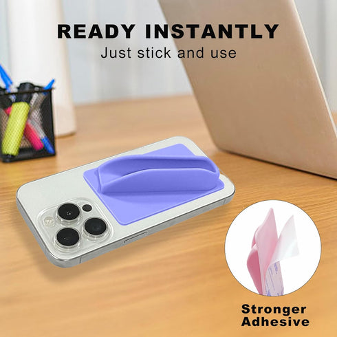 Silicone Lip Gloss Phone Case, Lip Holder for Back of Cell Phone Sleeve, Stylish and Convenient Grip-On Silicone Lip Balm Case for Most Smartphone...