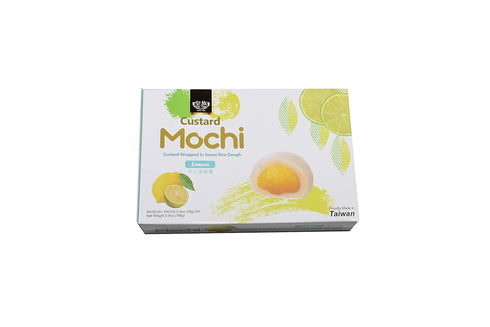 Japanese Custard Mochi - Lemon Flavor- Japanese Mochi 168g...