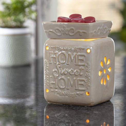 VP Home Wall Plug-in Wax Warmer for Scented Wax Ceramic Home Sweet Home Electric Home Fragrance Warmer for Essential Oils Candle Wax Melts and Tar...