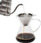 Mind Reader Pour Over Coffee Maker, Single Serve, Reusable Stainless Steel Filter, Glass, 4.76" L x 5.98" W x 6.3" H, Clear...