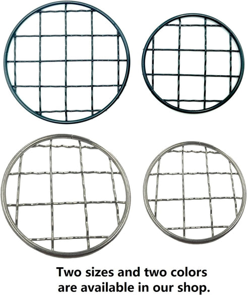 Black Metal Flower Frog Lid Insert Grid Organizer for Flower, Toothbrush, Pencils, Kitchenware, Crafts Arrangement Hold in Mason, Ball, Canning Ja...