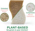 Graham & Ash Co Biodegradable Plant Based Cleaning Dishes Home Cleaning Eco- Friendly Kitchen Sponge (9), White...