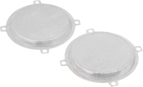 Chrome Batwing Fairings 5.25" Mesh Speaker Grills Cover for Harley Touring Electra Glide Street Glide Ultra Limited 1997-2013...