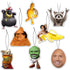 Pounchi Funny Meme Car Air Freshener Cards (8 Pack Refreshing Ice Scent) Funny Accessories for Car Interior Hanging Gift Rearview Pendant Supplies...