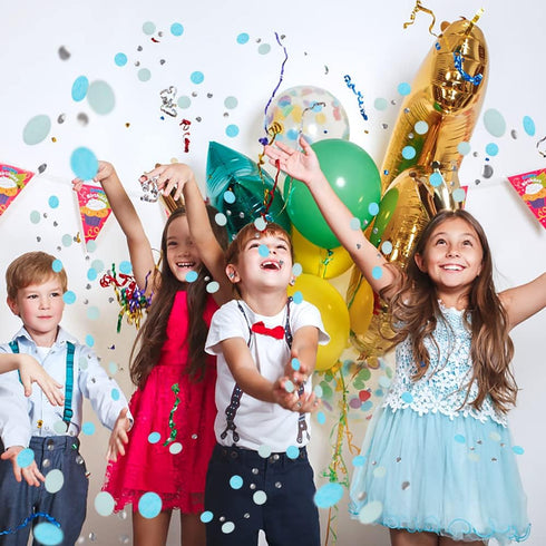 VCOSTORE 5000 Pieces Tissue Paper Confetti Circles, 1 Inch Round Paper Table Confetti Circle Dots, Suitable for Birthday Wedding Party Decoration ...