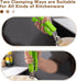 2 Pack Hot Plate Gripper Clips Holder Tongs for Moving Hot Plate Bowls Pizza Pan Air Fryer Microwave Oven with Food Out, Green...