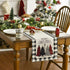 Artoid Mode Waterclor Buffalo Plaid Christmas Trees Merry Xmas Table Runner, Seasonal Winter Holiday Kitchen Dining Table Decoration for Indoor Ou...
