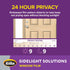 Gila Privacy Décor Frosted Glass Sidelights Entryway Residential Window Film DIY Static Cling No Glue No Adhesive 1ft x 6.5ft (12in x 78in) (6.5 s...