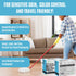 90 Pcs All Natural Floor Cleaner Sheets - Biodegradable And Dissolvable Multipurpose Mopping Concentrated Floor Cleaning Soap Detergent Strips, Me...