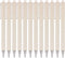 12 Pack Cute Pens Black Ink for Note Taking Writing Retractable Gel Pen Pretty Quick Drying Ink 0.5mm Ballpoint Fine point Pretty Premium Office S...