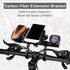 Yizhet Bike Handlebar Extender Double Extension Mount Holder Bicycle Handlebar Carbon Bracket for E-Bike...