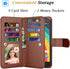 Moto E5 Play Wallet Case, Moto E5 Cruise/E5 GO Wallet, Takfox PU Leather with Card Holder Folio Flip with Strap Detachable Magnetic Wallet Phone C...