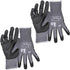 Klein Tools 60587 Work Gloves, Knit Dipped Cut Resistant ANSI A4 Nitrile Coated Gloves, HPPE Fabric, Touchscreen Capable, Small, 2-Pair...
