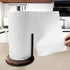 Wood Paper Towel Holder Countertop, OBODING, Farmhouse Kitchen Paper Towel Holders Stand with Real Wooden Base, fits Standard and Jumbo Size Paper...