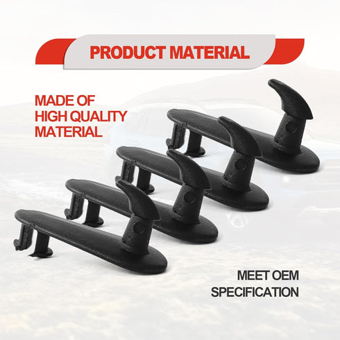 4 Pieces Car Floor Mat Clamp Carpet Fastening Cargo Fasteners Compatible with Toyota Lexus, Cargo Mat Clip Accessories Black...