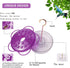 Outdoor Hanging Hummingbird Feeders,Leak-Proof,Outside Garden Wild Hummingbird Feeder,Nectar Guard Saucer Hummingbird Feeder,Easy to Clean and Ref...