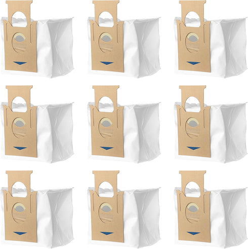 9 Pack T8 Bags Fit for Ecovacs DEEBOT OZMO T8 AIVI T8 Max and T8 Series/N8 Pro Plus/ N8 Pro/N10 Plus Robot Vacuum, Fit for Yeedi Vacuum...