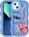 oqpa for iPhone 13 Case Cute Cartoon 3D Character Design Girly Cases for Girls Boys Women Teens Kawaii Unique Fun Cool Funny Silicone Soft Shockpr...