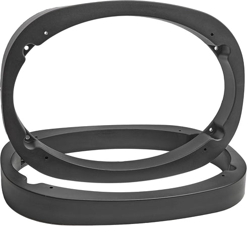 6X9 Universal Plastic Vehicle Speaker Spacer Ring Adapter, 6x9 Inch Car Speaker Spacer Mounting Bracket Adapter Refit Audio Speaker Mat, 1 Pair...