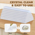 SUNFATT Mini Size Hot Glue Sticks,(50 Pcs)5.9" x 0.27" Crystal Clear Glue Sticks Perfect for Hot Glue Gun,Easily Create and Bond Crafts on Wood,Pl...