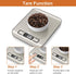 CROWNFUL Food Scale, 11 lb Digital Kitchen Scales with Built-in Coin Battery, Weight Ounces and Grams for Cooking and Baking, 6 Units with Tare Fu...