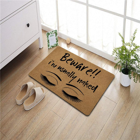 Welcome Funny Door Mat Personalized Doormat with Anti-Slip Rubber Back (23.6 X 15.7 inch) Prank Gift Home Decor Area Rugs for The Entrance Way Ind...