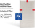 Honeywell HEPA Air Purifier Filter G, 1-Pack – for HPA030/HPA080 & HPA180 Series – Airborne Allergen Air Filter Targets Wildfire/Smoke, Pollen, Pe...