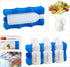 Pack of 4 Reusable Ice Packs for Breastmilk Storage, Bottle Ice Packs for Breastfeeding Mom...