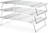 Fox Run 4698 Stackable Cooling Rack Set, Chrome, 3-Piece...